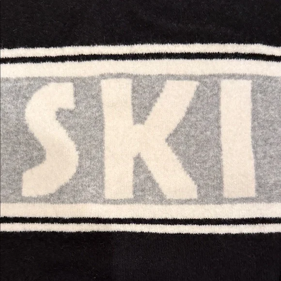 Lou & Grey XL Black and Gray Turtleneck Sweater - Picture 2 of 9